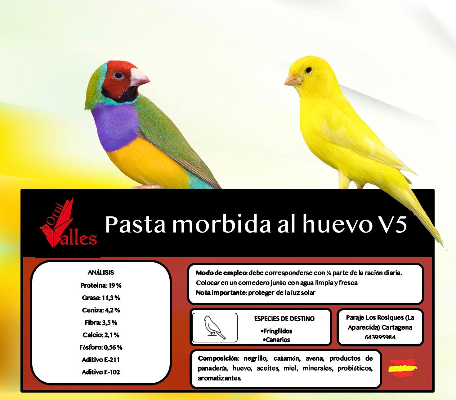 Pasta de Cría Mórbida Al Huevo V5