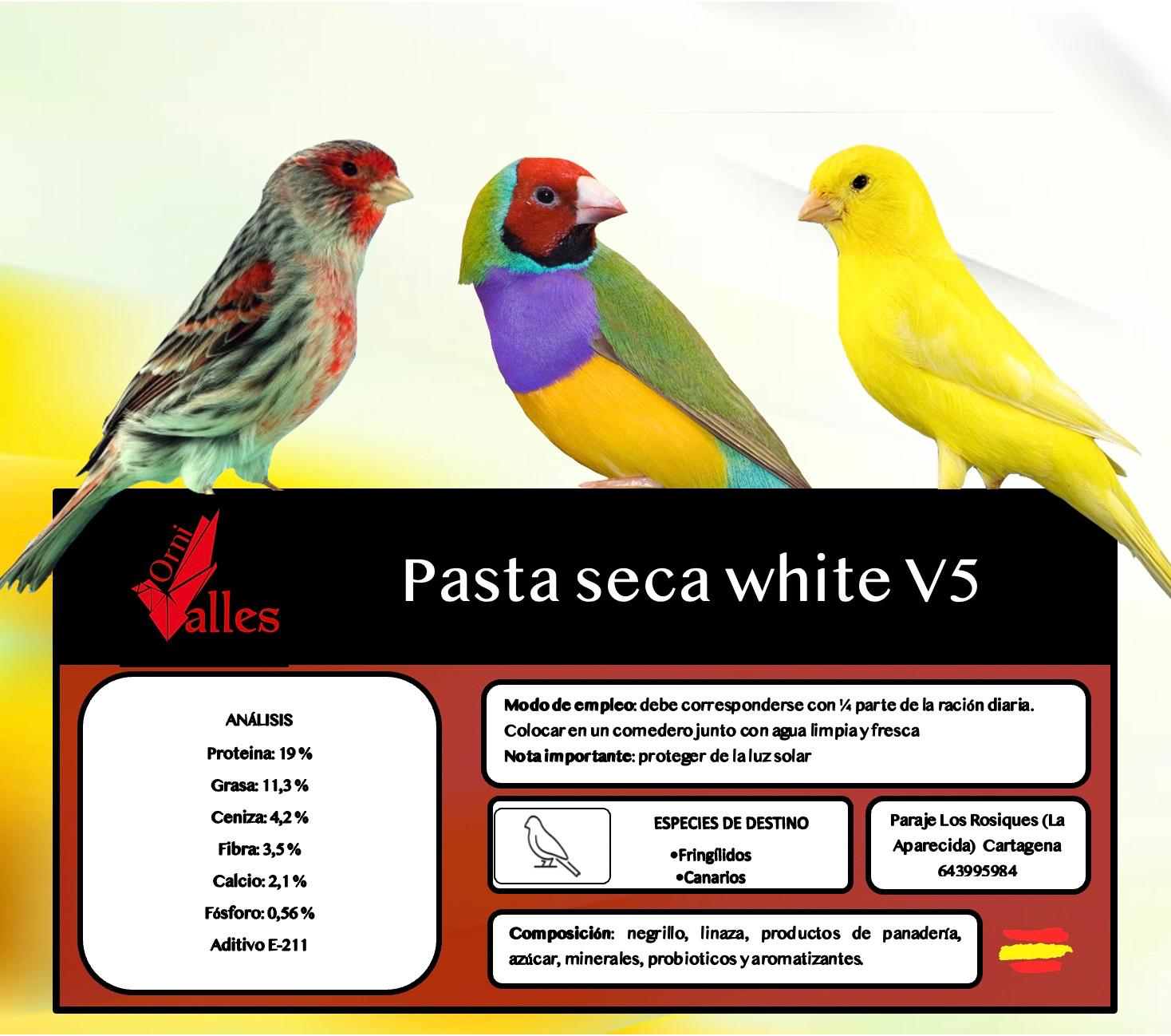 Pasta de Cría Seca White V5