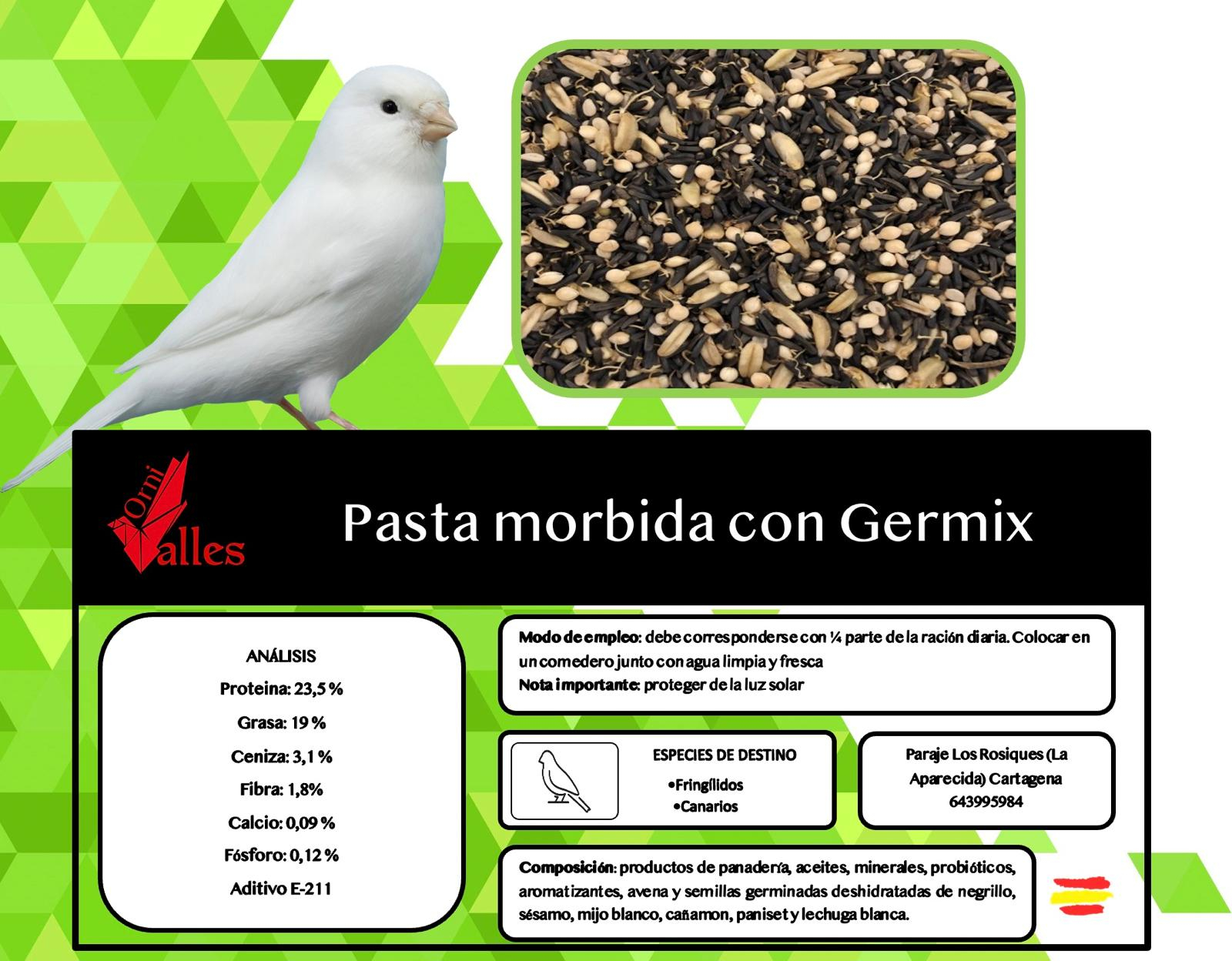 Pasta Mórbida con Germix